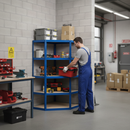 Heavy Duty Corner Shelving Unit - 1600mm High - 250kg Capacity