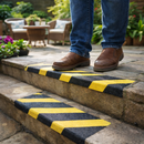Anti-Slip Self-Adhesive Tape – Black & Yellow – High-Traction Surface – Indoor/Outdoor