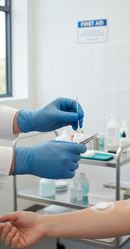 Premium Pre-Powdered Vinyl Disposable Examination Gloves - Latex-Free, Ambidextrous, Easy to Use