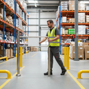 Professional Bi-Directional Manual Swing Pedestrian Turnstile Gate with Adjustable Arm for Enhanced Traffic Control and Safety