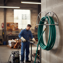 Heavy Duty Stainless Steel Hose Rack for Large Bore Hoses - Corrosion and Weather Resistant