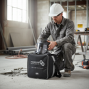 Premium Carry Case for High-Performance Respiratory Equipment with Removable Storage Bags and Reflective Accents