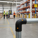 Premium Pedestrian-Friendly Scroll End Cap with Reflective Panels for Safety in Pedestrian Areas