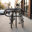 Premium Outdoor Cycle Stand - Heavy Duty Bike Storage for 2 Bikes with Galvanised Steel Construction and Multiple Mounting Options