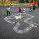 Premium Racing Track Playground Marking with Lights and Pits for Children Under 13