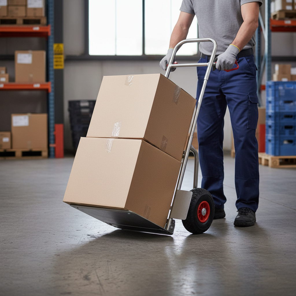 Telehandler Sacks Premium Telescopic Folding Sack Truck - 50kg Capacity