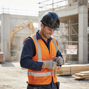 Premium Mid Peak Safety Helmet with Slip Ratchet and Ventilation