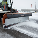 Premium Heavy Duty Snow and Ice Scraper with Rubber Blade and Steel Edge for Effective Snow Removal