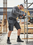 Premium Heavy Duty Slim Fit Stretch Work Shorts with Cordura Reinforcements in Multiple Colors for Enhanced Durability and Comfort