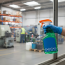 Premium 750ML Spray Cleaner with Added Vinegar for Effective Glass, Mirror, and Window Cleaning