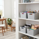 Premium Storage Studio Baskets - Versatile Grey Storage Solutions
