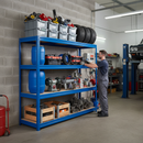 Heavy Duty Garage Shelving - 1770mm High - Supports Up to 600kg