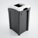 55-litre open-top recycling bin, compact MDPE (view 2)