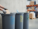 Premium Recycling Bin Label Decal Set - Colour-Coded Stickers for Selective Sorting with Customisation Options