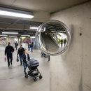 Premium Anti-Vandal Convex Safety Mirror with Stainless Steel Finish for Indoor and Outdoor Use