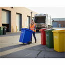 Premium 360 Litre Wheelie Bin - Heavy Duty Polyethylene with 2 Wheels, Easy to Clean, EN840 Compliant