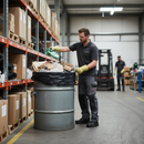 Premium Heavy Duty Black Bin Liners 457x725x850MM - Pack of 200 for Reliable Waste Management