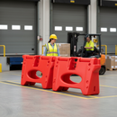 Premium Space Saving Water-Filled Separation Barrier - Foldable, Efficient, and Cost-Effective for Easy Transport and Storage