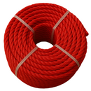 12mm Red Polypropylene Rope 3 Strand - 75m Coil