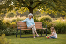 Premium Eco-Responsible Mobility Bench with Recycled Materials for Accessibility and Low Maintenance
