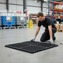 Premium Large Flexi-Tray with Container Grid for Containment
