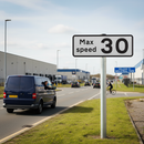 High-Performance Supplementary Advisory Plate for Road Safety - Post Mount Diagram 513.2 with Customizable X Heights