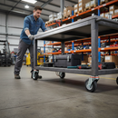 125mm Heavy Duty Swivel Bolt Hole Castor with Rubber Tyre