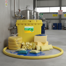 Heavy Duty 4 Wheeled Bin Chemical Spill Kit - 600L Capacity
