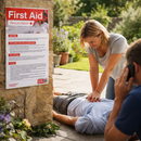 First Aid Emergency Resuscitation Poster – 420mm x 594mm – Synthetic Paper – Indoor/Outdoor Use