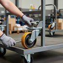 150mm Diameter Heavy Duty Wheel with Polyurethane Tyre