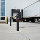 Premium Heavy Duty Polyethylene Plastic Bollard with Steel Core, Recyclable and Versatile for Traffic Control