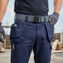 Premium Non-Metal Belt with Stretch for Comfort and Rubber-Coated Buckle, Ideal for Transport Professionals