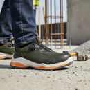 Premium Heavy Duty Safety Shoe with Neoprene Tongue and Freelock Lacing System for Comfort and Durability
