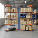 Premium Industrial Shelving - 2440mm High - 340kg Capacity - Steel Construction