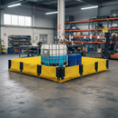 Premium Fuel and Chemical Spill Containment with Supports (150x150x25cm)