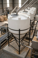 5000 Litre 60° Cone Tank, UV-Stabilised Polyethylene