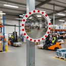 Premium Stainless Steel Traffic Mirror - Chemical Resistant and UV Impervious for Enhanced Visibility at Corners and Driveways