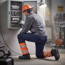 Premium Hi-Visibility Trousers with 4-Way Stretch Fabric, Reinforced Pockets, and Enhanced Comfort for Tough Jobs