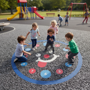 Premium Smiley Face 12 Hour Playground Clock Marking for Learning Time - High-Quality Professional Grade for Industrial and Commercial Applications