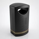 Hooded Litter Bin 130 Litre – Double-Skin MDPE with Ballast (view 2)