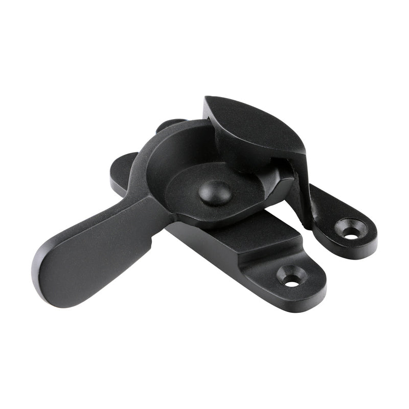 Fitch Pattern Sash Fastener - Matt Black - 68 x 14