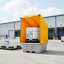Premium Framed Cover for IBC Spill Pallet - Heavy Duty and Weatherproof