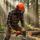 Premium Basic Forestry Helmet Kit with Ear Defenders and Visor for Chainsaw and Brush Cutting Safety