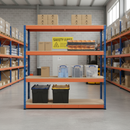Heavy Duty Industrial Shelving - 3050mm High - 800kg Load Capacity - Chipboard