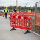Premium Blow Moulded Reflective Barrier for Pedestrian Safety - Simplistic Design and High Durability