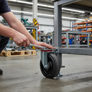 150mm Heavy Duty Swivel Plate Castor with Cast Iron Centre