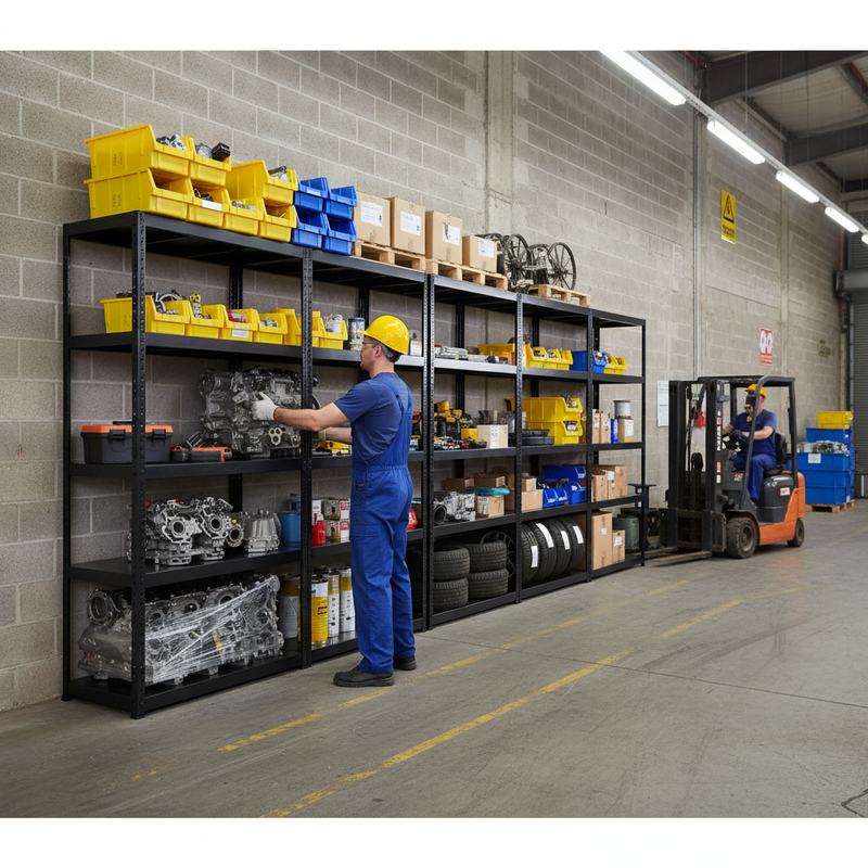 Premium Metal Shelving - 1800mm High - 90/130kg Capacity - Ideal for Storage