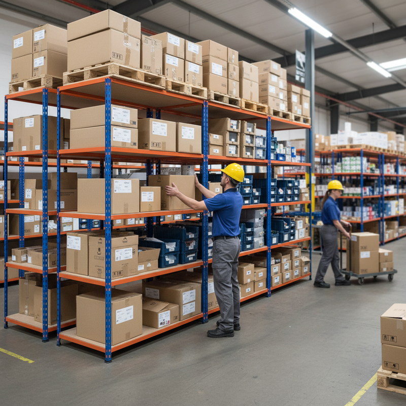 Premium Industrial Shelving - 2440mm High - 200kg Capacity - Chipboard