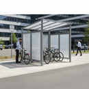 Premium Rear Cladding Panels for Milan Bike Shelter - Enhanced Protection from Elements