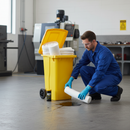 Premium Oil and Fuel Spill Kit in Yellow Wheelie Bin - 360L Capacity